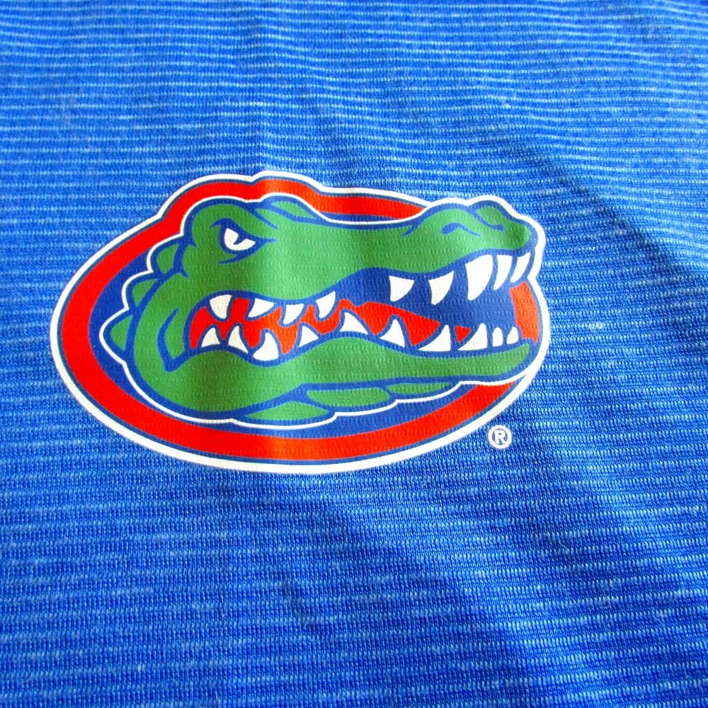 Florida Gators Nike Dri Fit Blue Polo Short Sleeve Men's XL. Excellent Condition